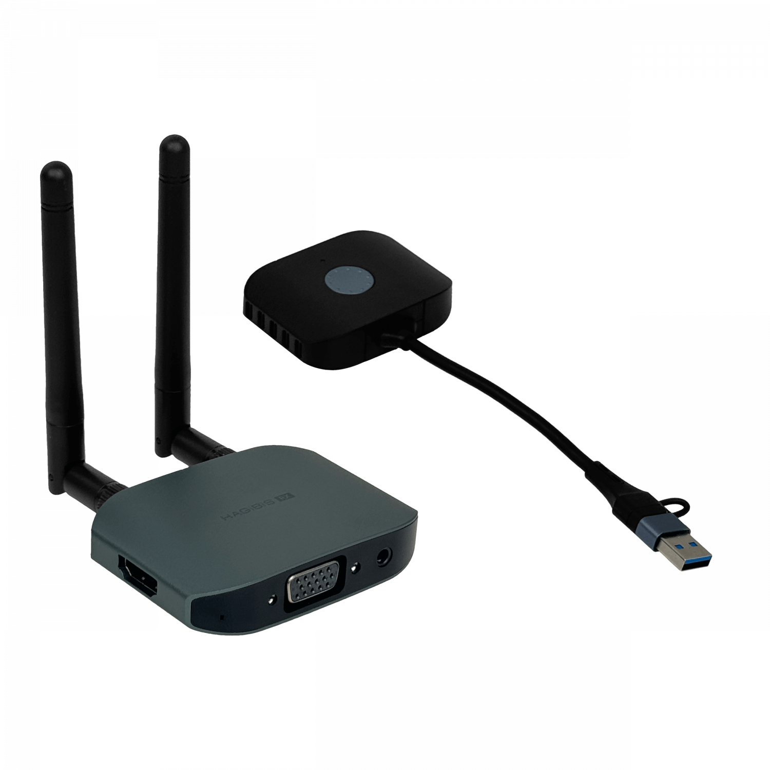 Kit Inalambrico HDMI-VGA-AUX 2,4/5GHz req-5V USB-C/A 1080p 2