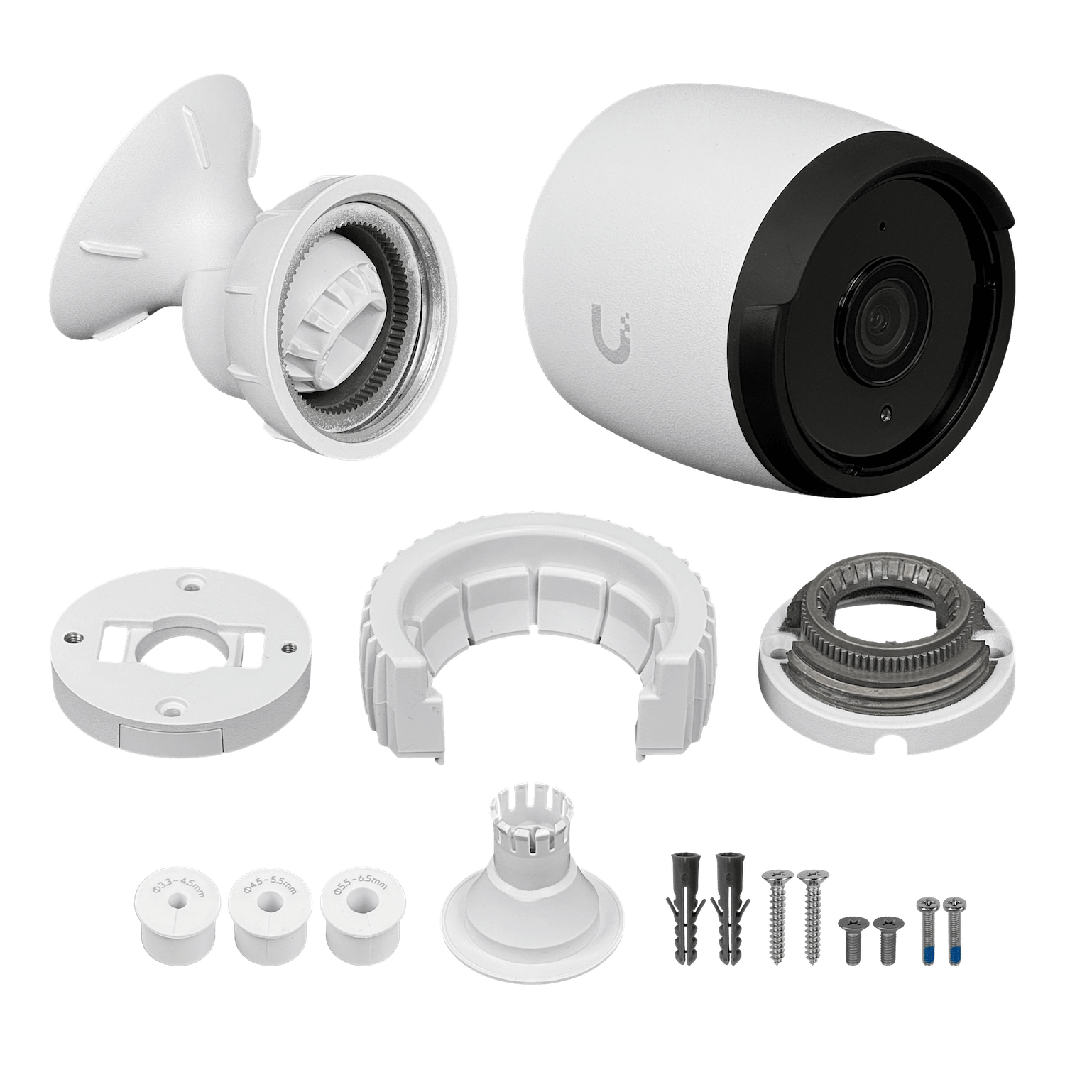 Cámara IP Ubiquiti UniFi G6 Bullet 4K PoE 8MP IR AI IP67 Blanca 6
