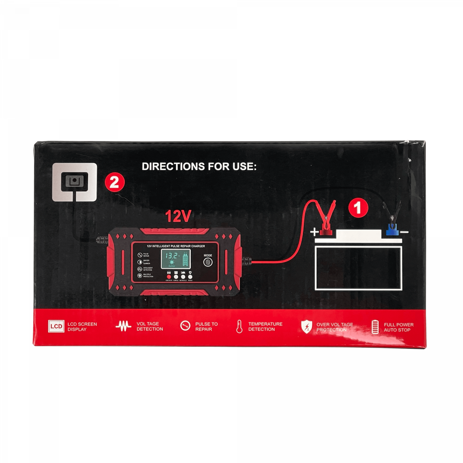 Cargador De Bateria 13,8V - 15,5V 6A 110-240VAC 5