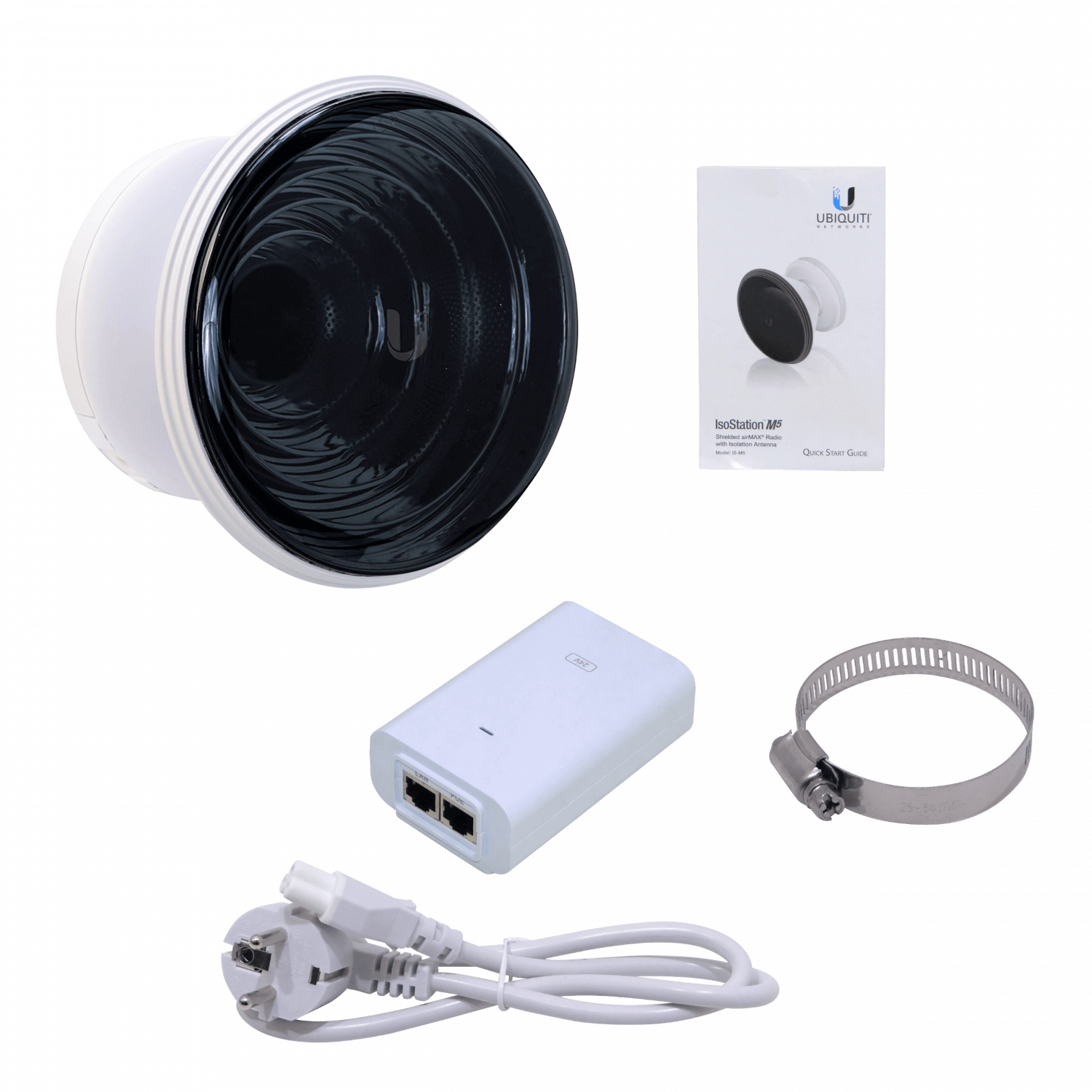 Dispositivo de Radio Inalámbrico con Antena Horn de 45° Intercambiable Ubiquiti IsoStation IS-M5 7
