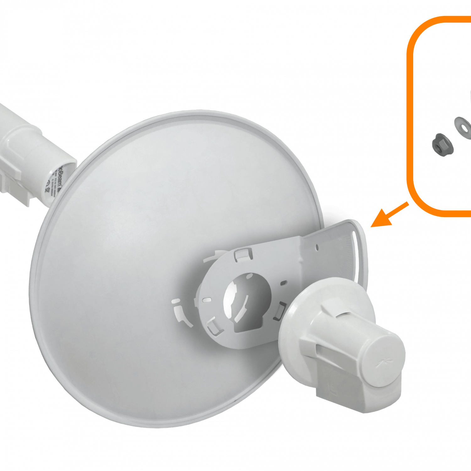 UBIQUITI 1-100 22dBi 5GHz 300mm PowerBeam Exterior inc-PoE24V 5