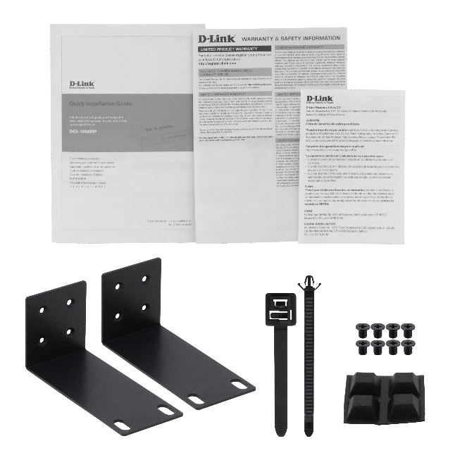 Switch D-Link DGS-1008MP – 8 Puertos Gigabit PoE+, Montaje de Escritorio, Alta Velocidad 3
