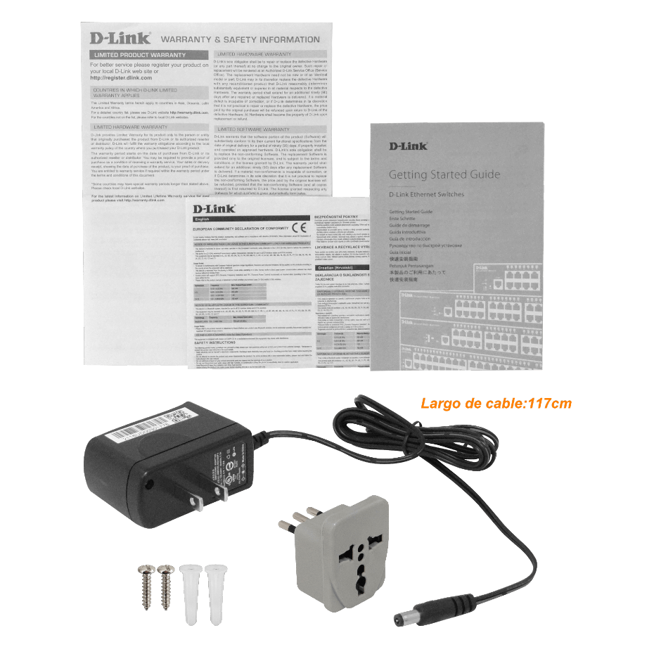 Switch 8 Puertos D-Link DGS-1100-08, Gigabit 1000Mbps, LAN RJ-45, Gestión Web, QoS, VLAN 4