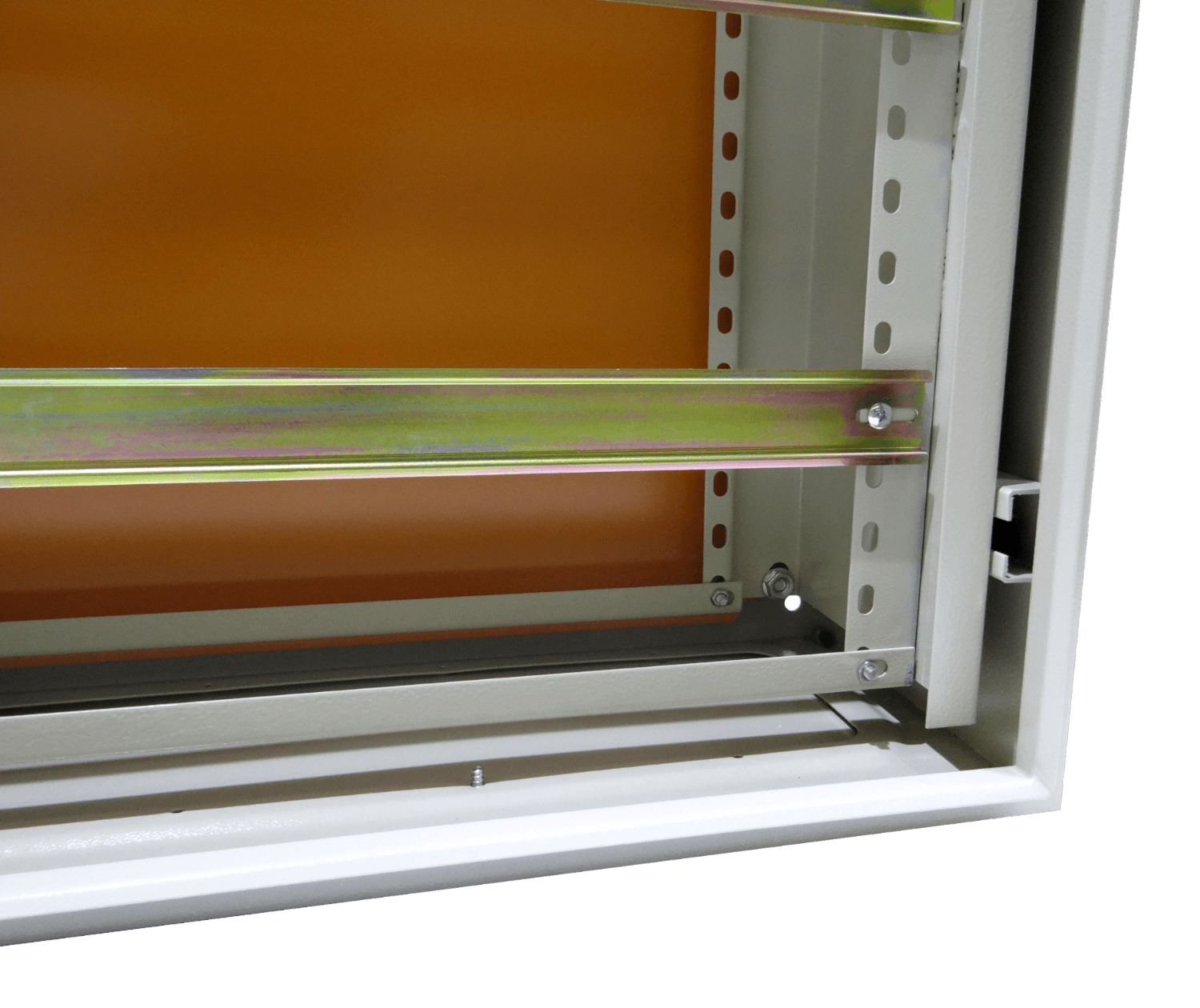 Chasis interno Tibox ST-725 643x428mm con 4 riel din 43cm para tablero ST5-725 2