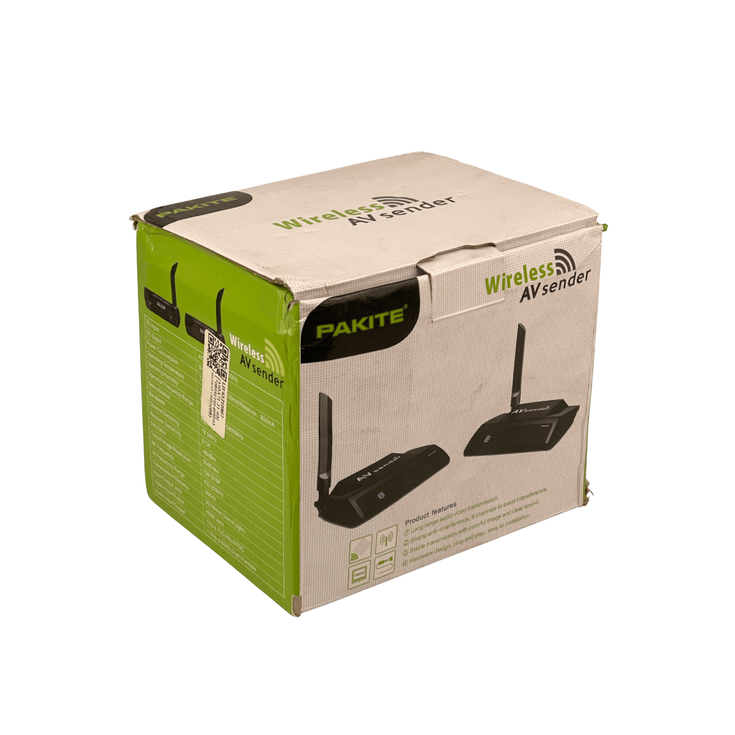 Kit HDMI Inalámbrico 300m, 1 Entrada / 2 Salidas, Antena Fija 5.8GHz, Incluye Adaptador 5VDC 3