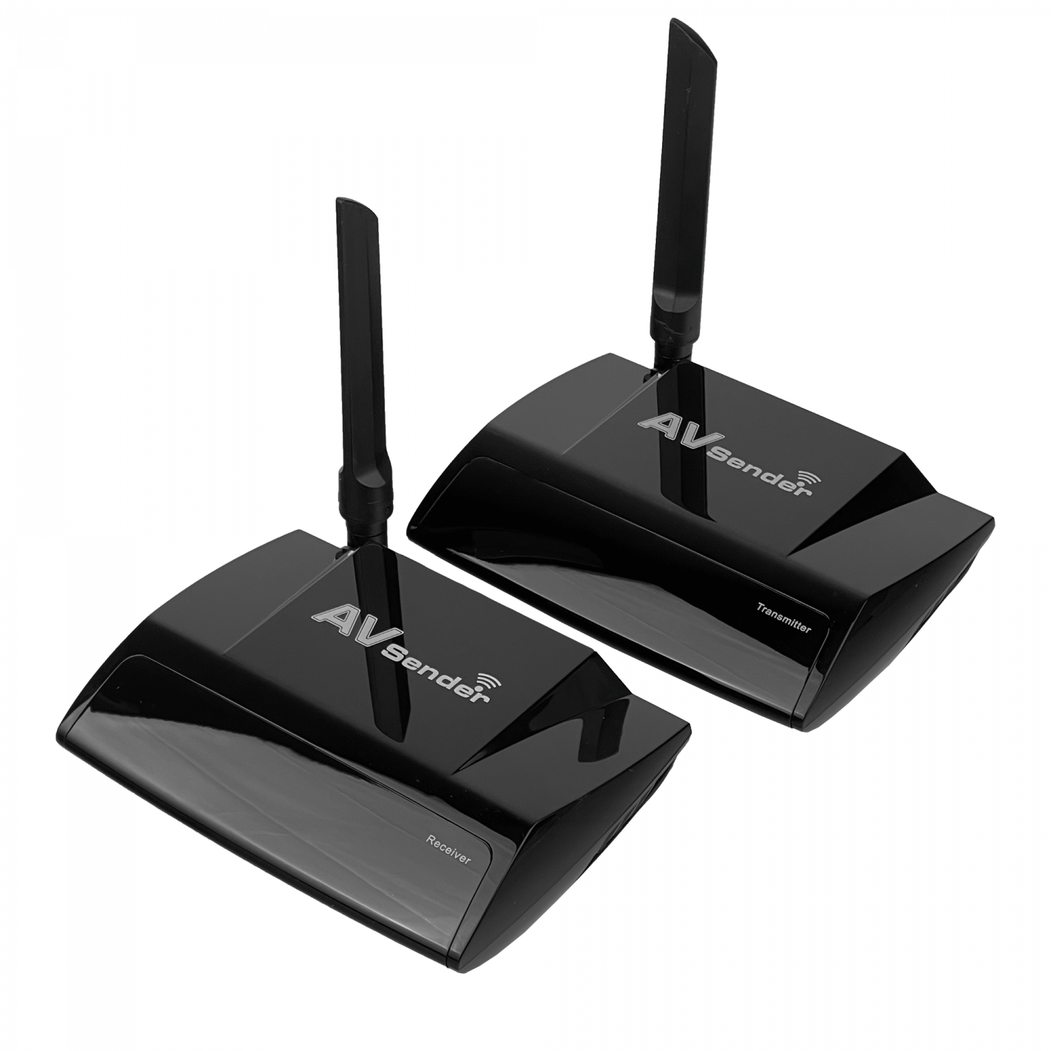 Kit HDMI Inalámbrico 300m, 1 Entrada / 2 Salidas, Antena Fija 5.8GHz, Incluye Adaptador 5VDC 6