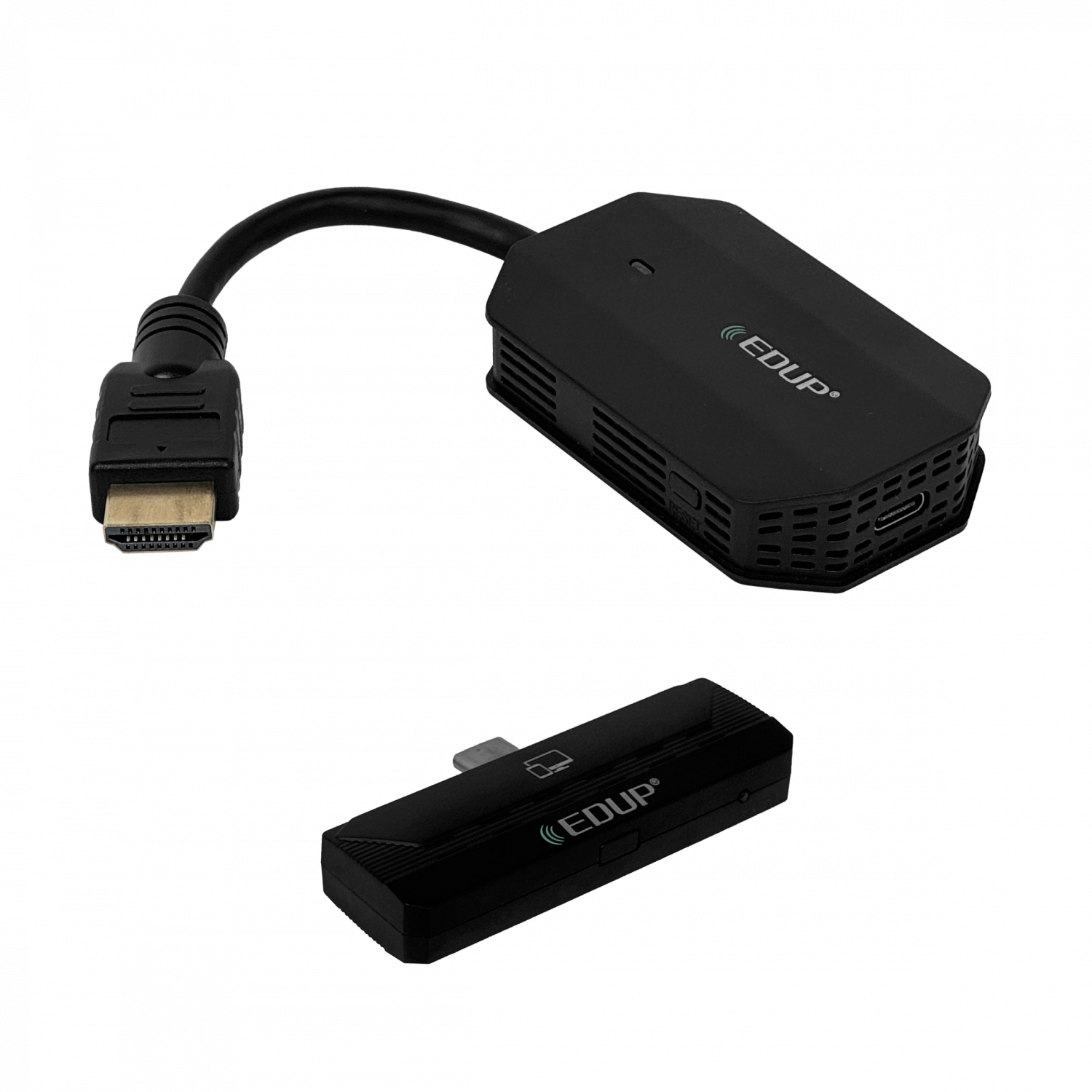 Kit inalambrico HDMI-USBC Ant-Fijas 15mt 5GHz req-5V 1080p Type-C 1