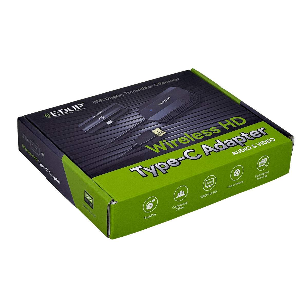 Kit inalambrico HDMI-USBC Ant-Fijas 15mt 5GHz req-5V 1080p Type-C 5