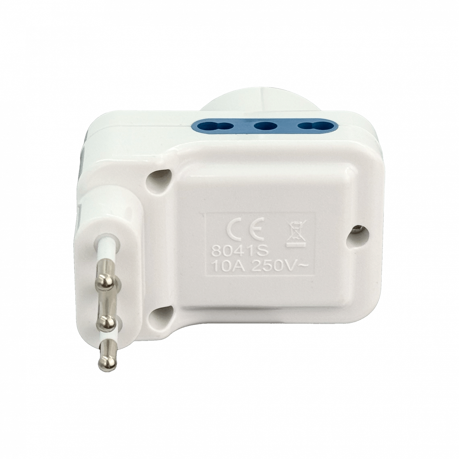 Triple Schuko / IH a IM, 6 A, 250 V, 1500 W, con interruptor piloto, ELG-3KS 1