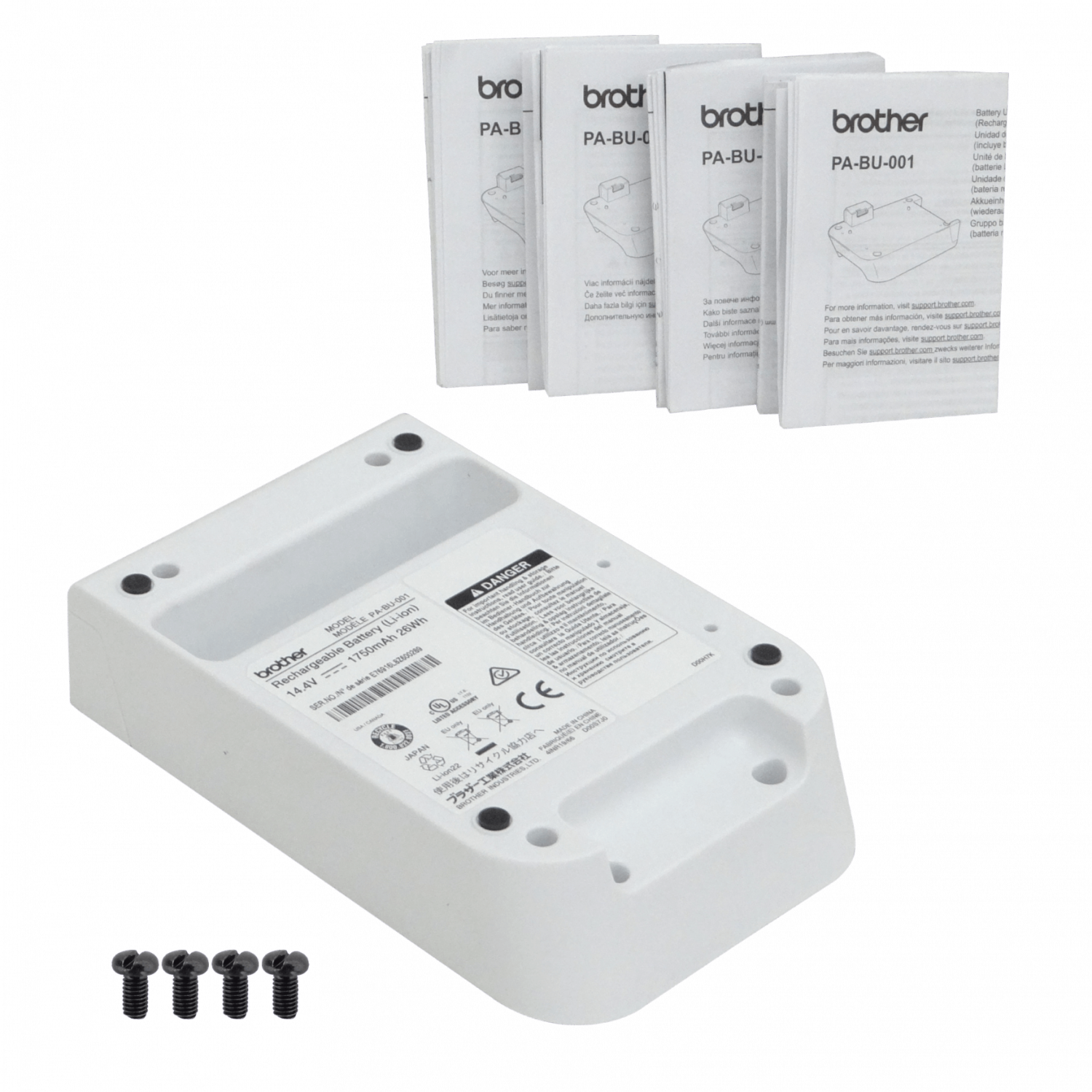 Batería Recargable Brother PA-BU-001 - Autonomía Extendida para Impresoras de Etiquetas 5