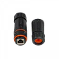 Cat6A 10Gbps Exterior Copla RJ45 STP FTP M25 IP68 Hembra-Hembra - Miniatura 1