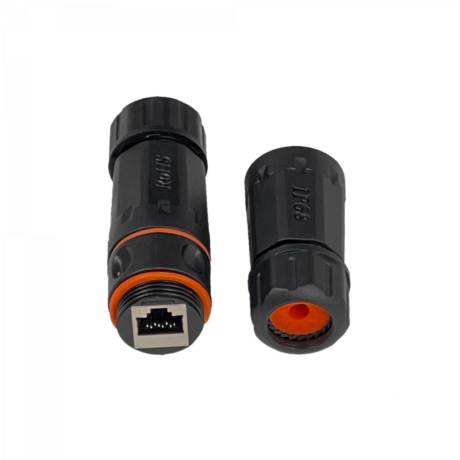 Cat6A 10Gbps Exterior Copla RJ45 STP FTP M25 IP68 Hembra-Hembra 1