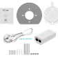 UBIQUITI 1un 2x2 867mbps-5Ghz 300-2,4GHz 3dBi inc-PoE24V 1-1000 AC1200 - Miniatura 2