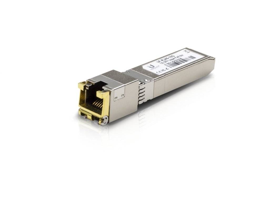 Módulo Ubiquiti UF-RJ45-10G - Adaptador SFP+ a RJ45, 10 Gbps, hasta 30 m 1