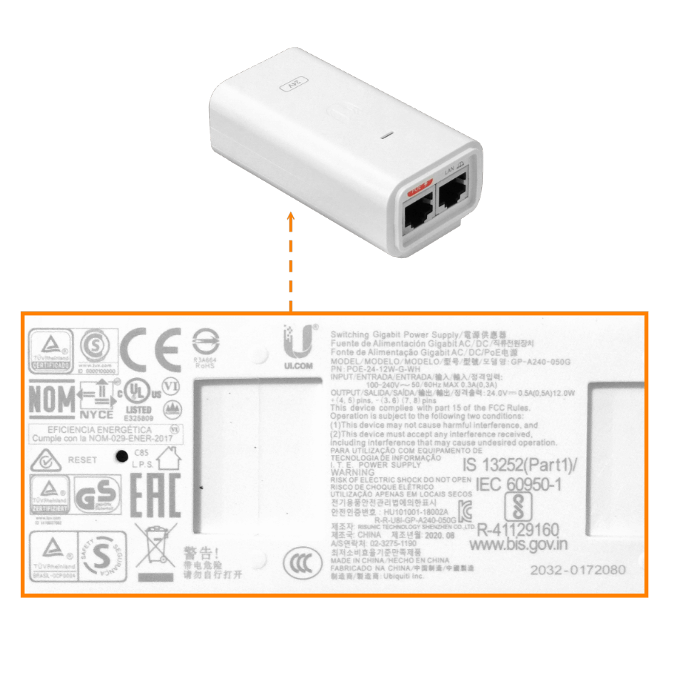 Antena para Red Exterior, 38 dBi, Largo Alcance, Ubiquiti GBE-LR-EU 4