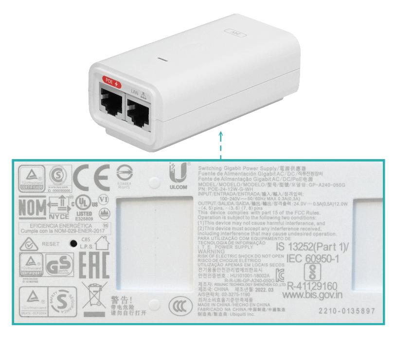 5 unidades de Cliente Inalámbrico 5 GHz con Antena de 22 dBi para Redes PtMP Ubiquiti LTU Instant 4