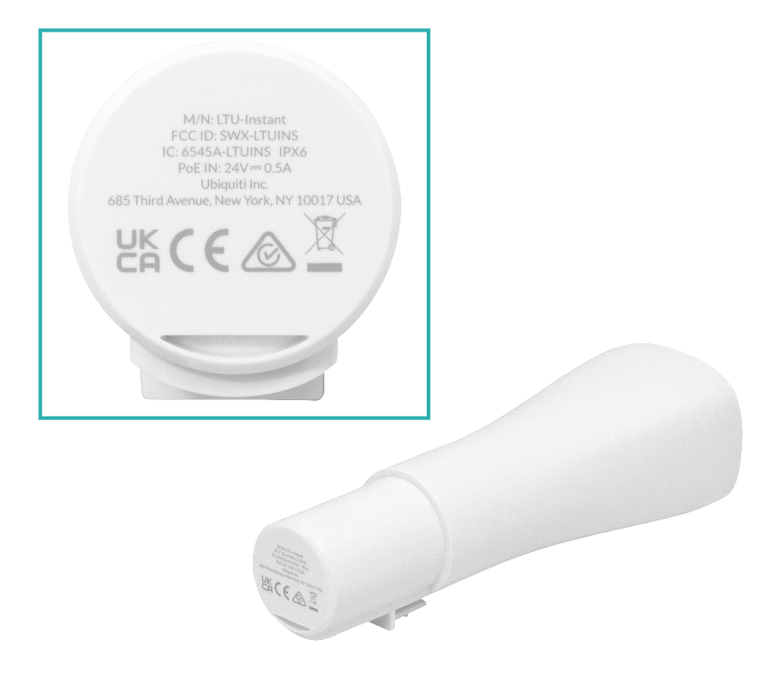 5 unidades de Cliente Inalámbrico 5 GHz con Antena de 22 dBi para Redes PtMP Ubiquiti LTU Instant 5