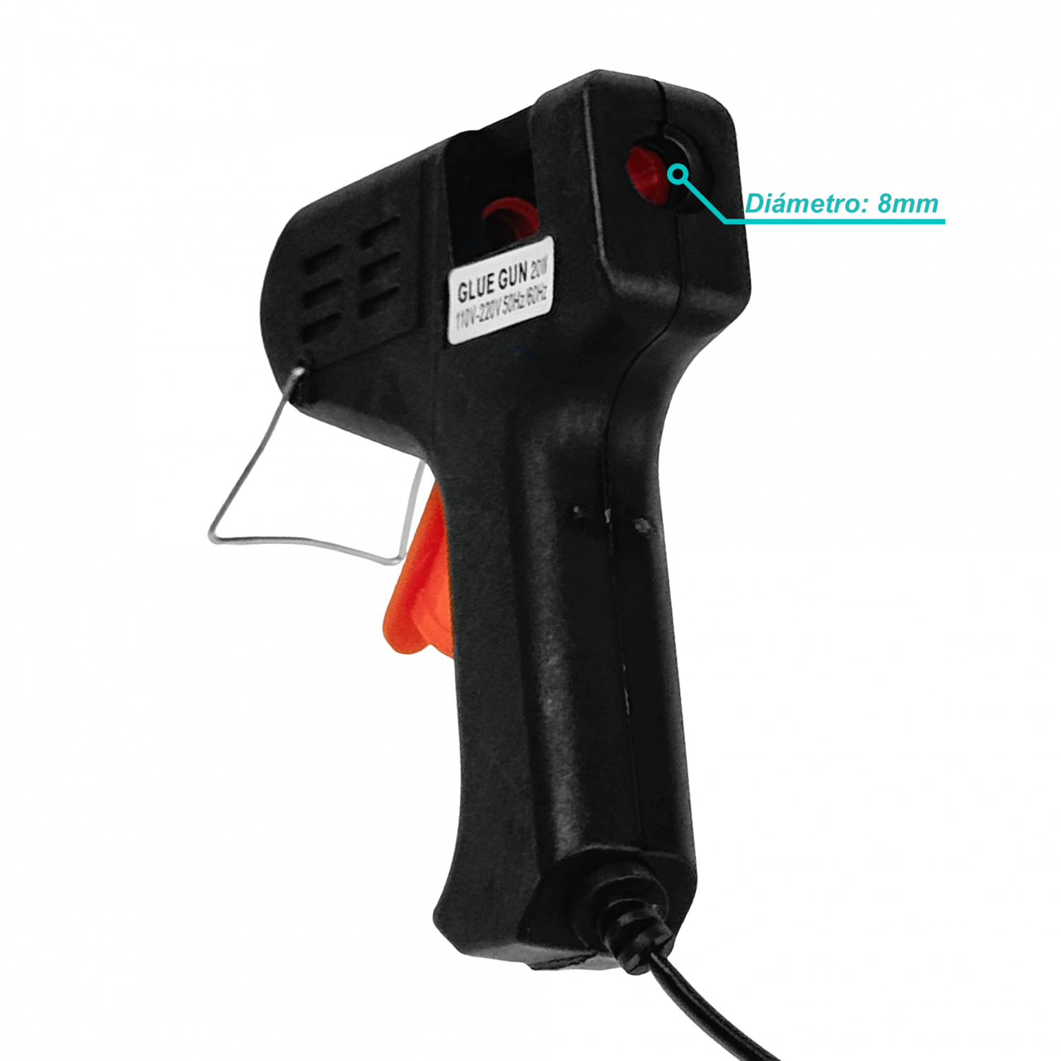 Pistola Silicona-7mm Caliente Chica Hot-Glue 5/16p 1