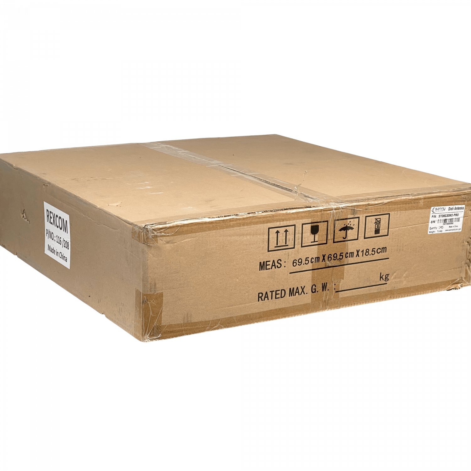 Antena Dish SANNY DISH-5G30 4.9-6.5GHz 30dBi Dual Polarizada Slant-45 2x2 7