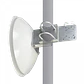 Antena Dish L-COM SANNY DISH-6G23 4,9-6,5GHz 23dBi Dual Polarización 2x2 N-Hembra Slant 45° - Miniatura 1