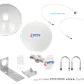 Antena Dish L-COM SANNY DISH-6G23 4,9-6,5GHz 23dBi Dual Polarización 2x2 N-Hembra Slant 45° - Miniatura 5