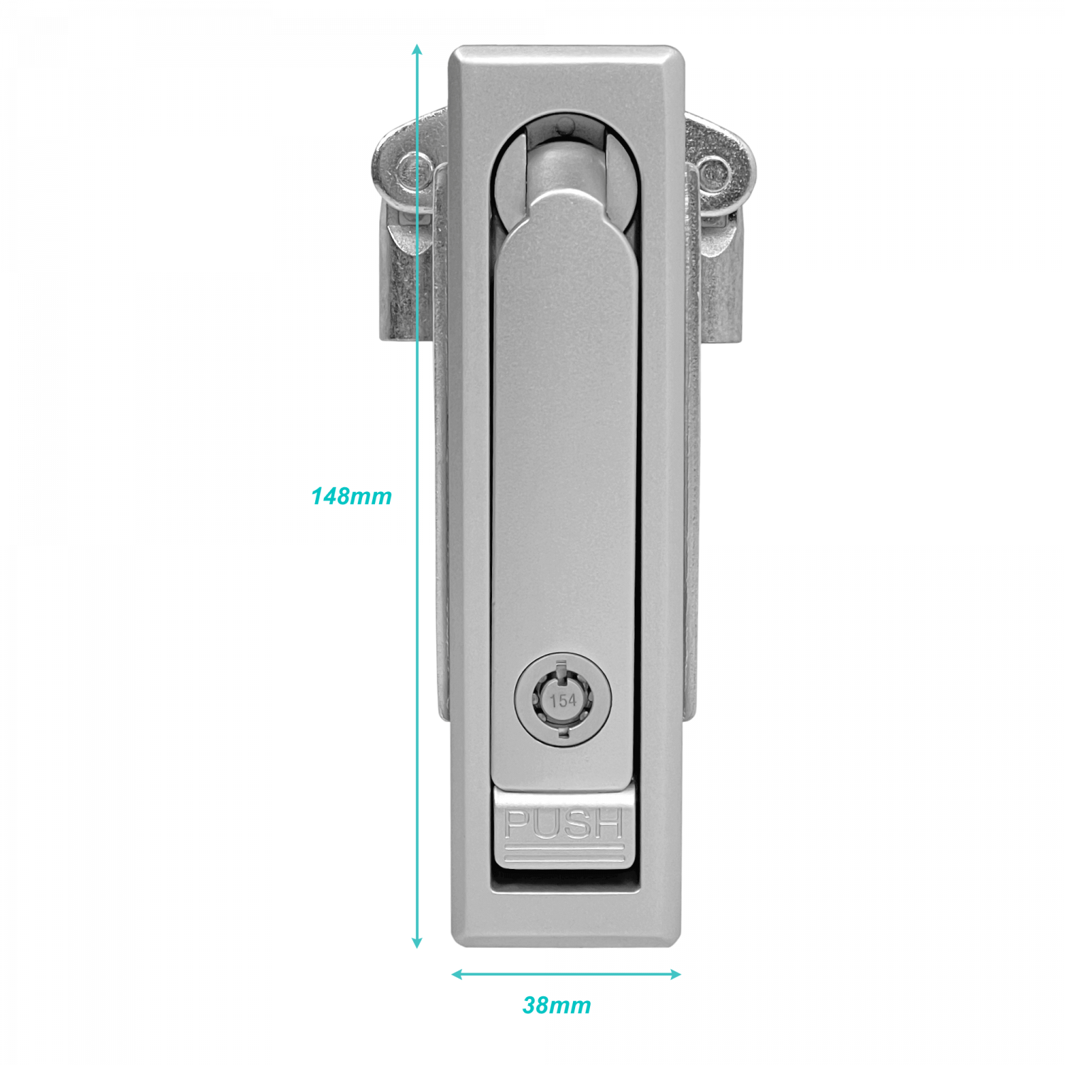 Chapa para Rack Exterior LINKMADE incluye 2, Llaves combinacion Unica, Zinc 2