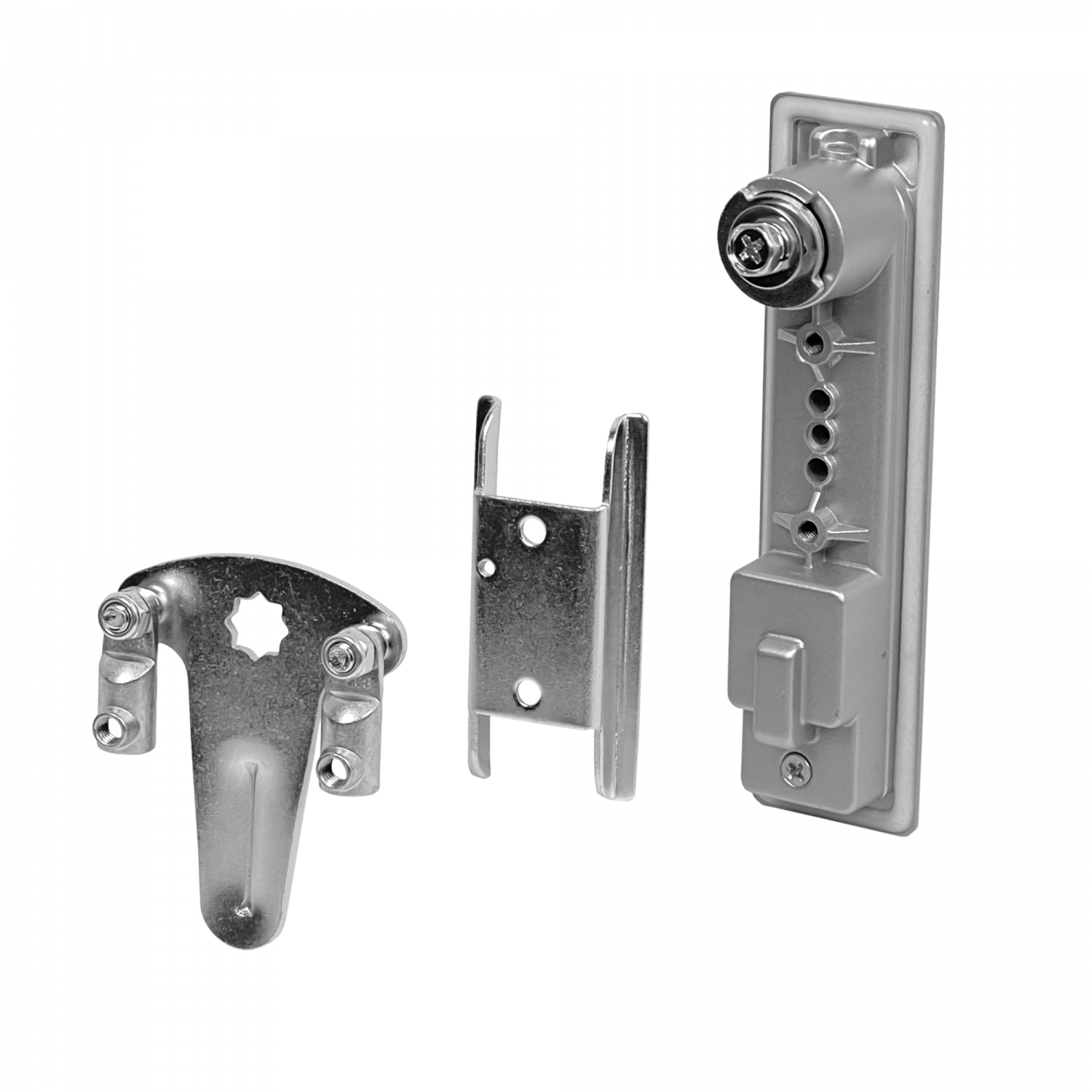 Chapa para Rack Exterior LINKMADE incluye 2, Llaves combinacion Unica, Zinc 3