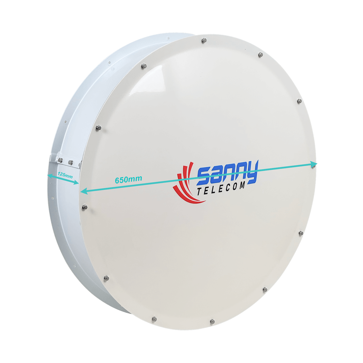 SANNY 2un Radome Curvo 2-Pies Tapa Cupula Escudo 650mm p/DISH-5G30 3