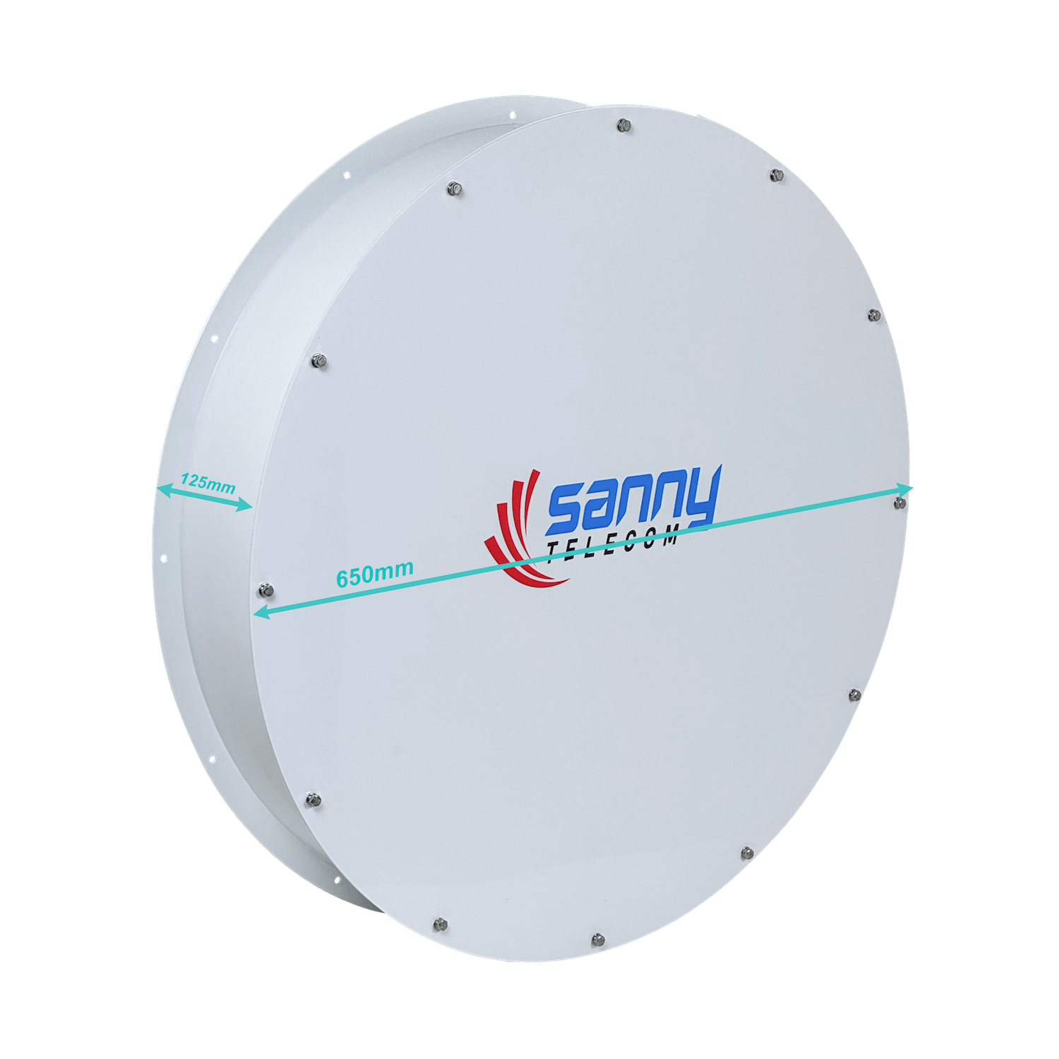 SANNY 2un Radome Plano 2-Pies Tapa Cupula Escudo 650mm p/DISH-5G30 4