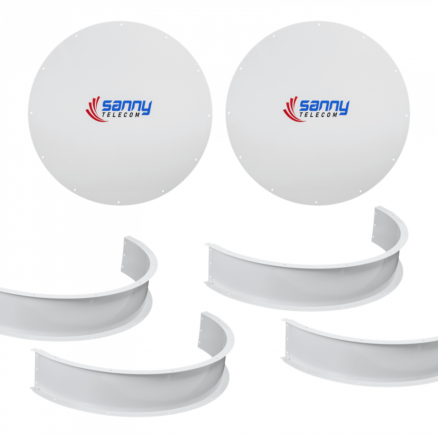 SANNY 2un Radome Plano 2-Pies Tapa Cupula Escudo 650mm p/DISH-5G30 6
