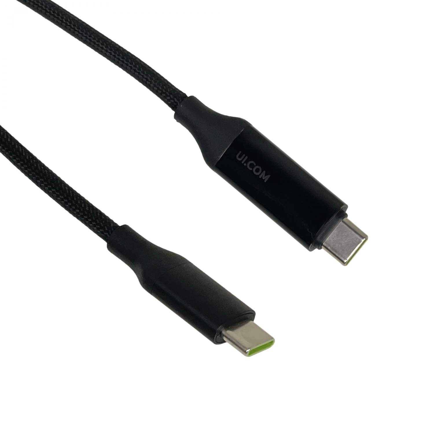 Cable Ubiquiti USB-C 1metro 100W con Indicador de Carga Doble, Color Negro 4