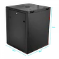 Gabinete Rack LINKMADE RK15-6LD 15U 60cm de Fondo Desarmado para Montaje en Pared - Negro - Miniatura 6