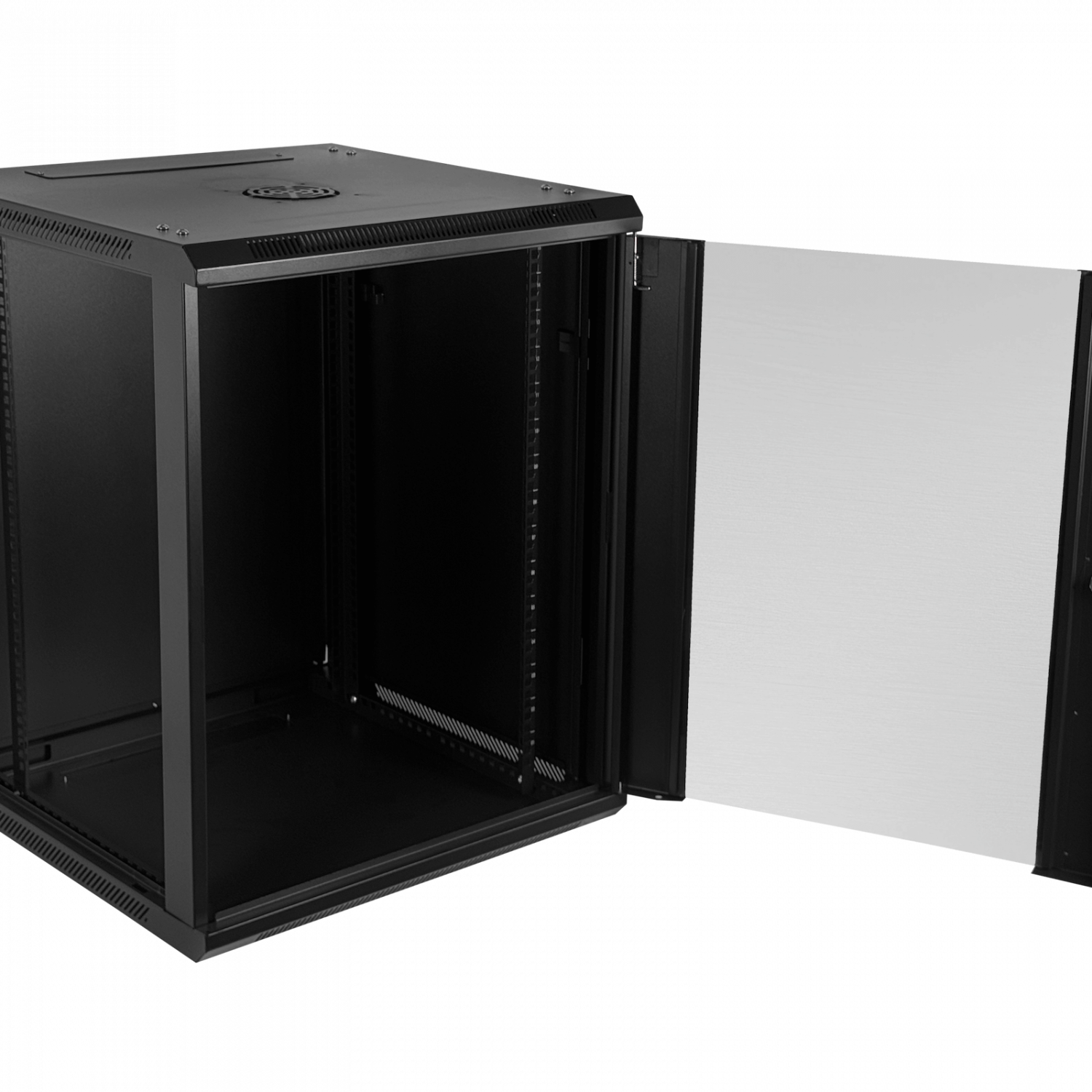 Gabinete Rack LINKMADE RK15-6LD 15U 60cm de Fondo Desarmado para Montaje en Pared - Negro 7