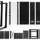Gabinete Rack LINKMADE RK32-6LD 32U 60cm de Fondo Desarmado con Ventilador y PDU - Negro - Miniatura 10