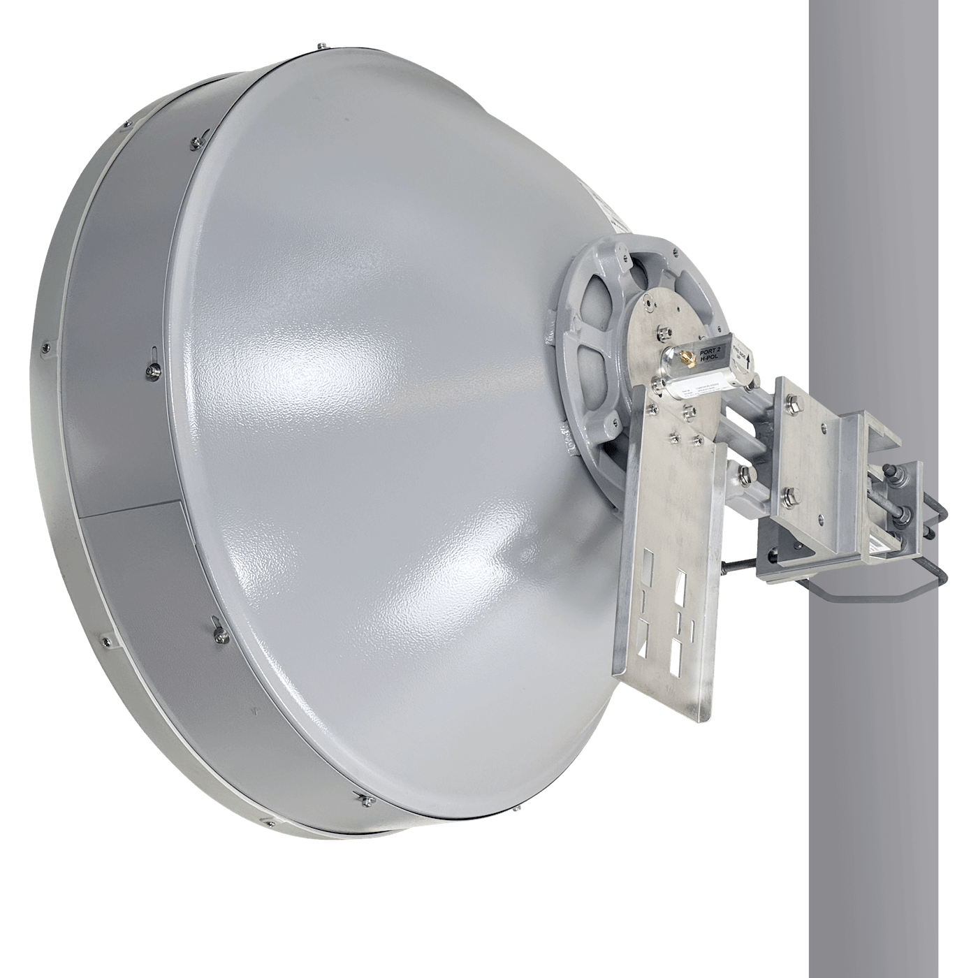 Antena ALGCOM UHP-34 34dBi 10-117GHz 0.6m ISO RAD 2x2 2-N-H 3 grados 3