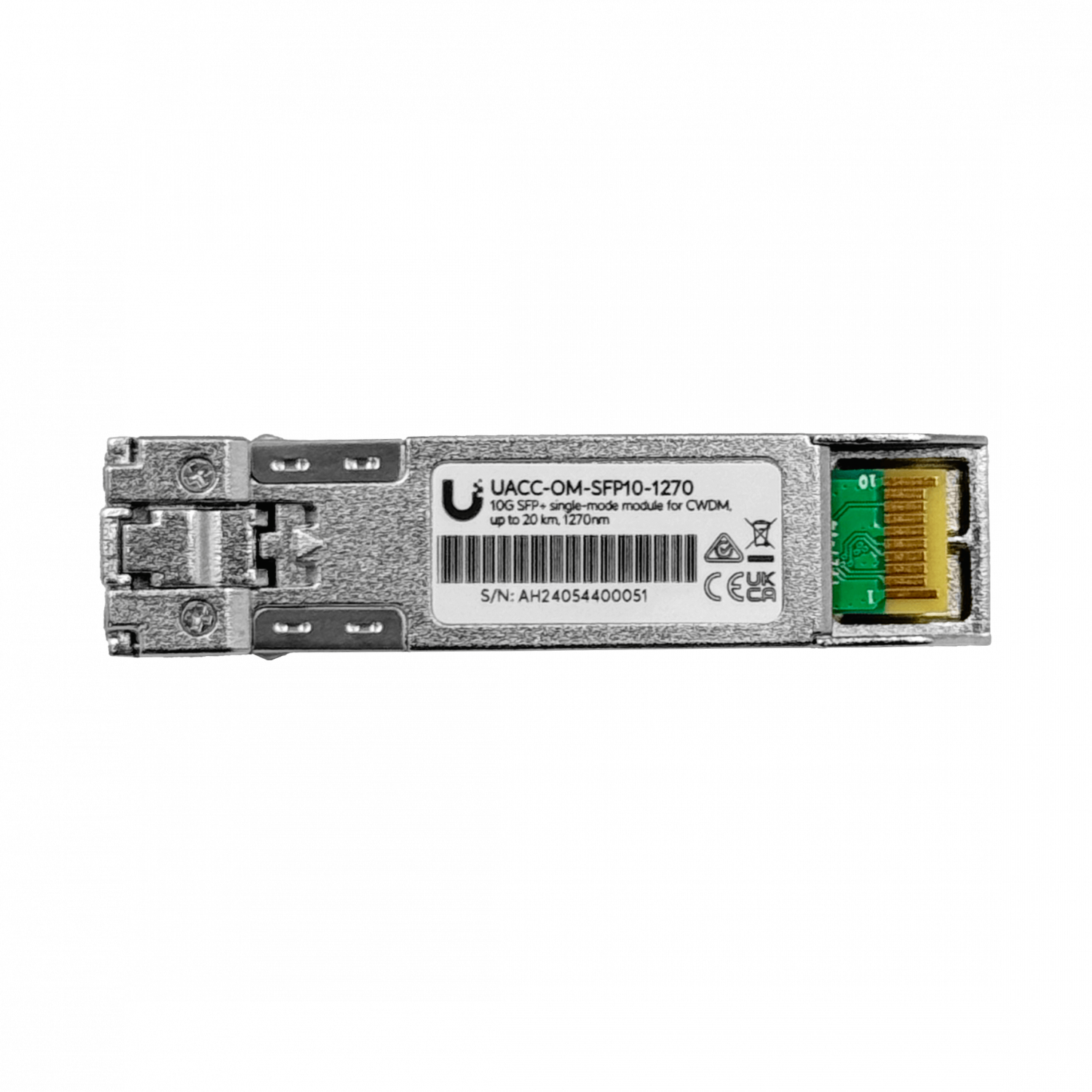 Módulo Óptico Ubiquiti UACC-OM-SFP10-1270 SFP+ 10G CWDM 1270nm 20km 1