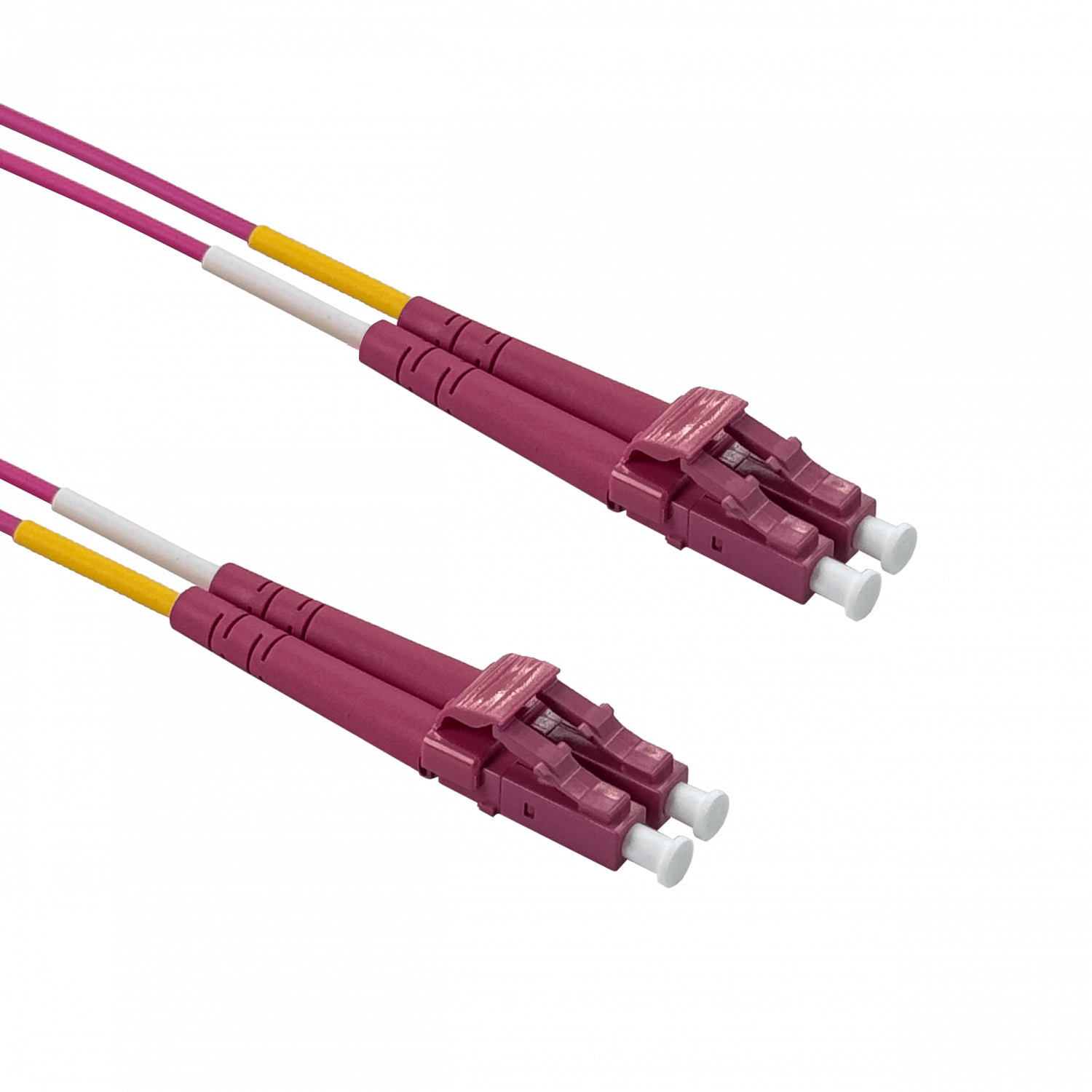 Cable de Fibra Óptica Ubiquiti UACC-OFC-M2-LULU - 1m, LC-LC, OM4, Multimodo, Dúplex, LSZH, 2mm 2