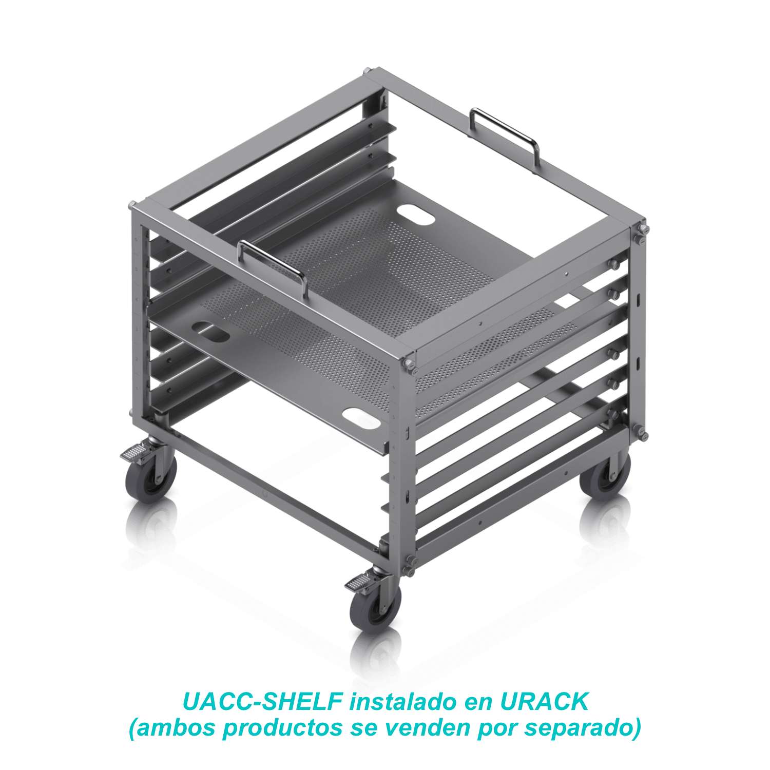 Bandeja Ventilada Ubiquiti URACK-SHELF 454x460x27 mm soporta 20kg estructura robusta 1