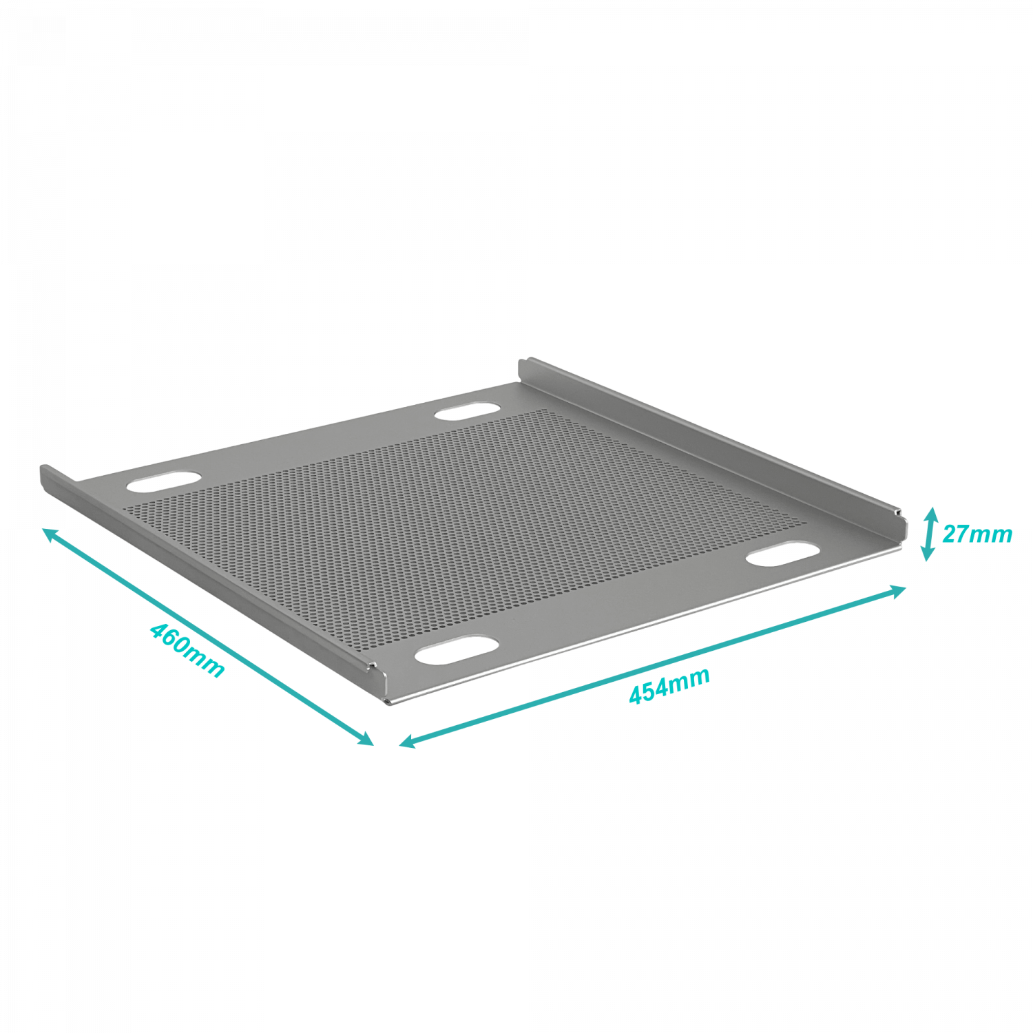 Bandeja Ventilada Ubiquiti URACK-SHELF 454x460x27 mm soporta 20kg estructura robusta 5