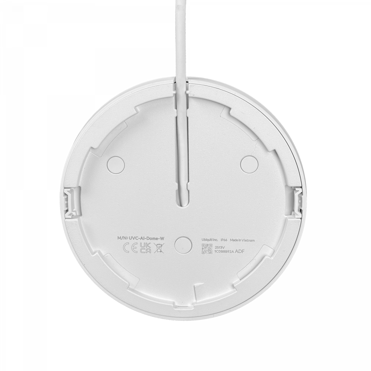 Camara IP Ubiquiti UVC-AI-DOME-W Dome 4K blanca 110 grados IR40m IK10 Mic/Spk PoE 6