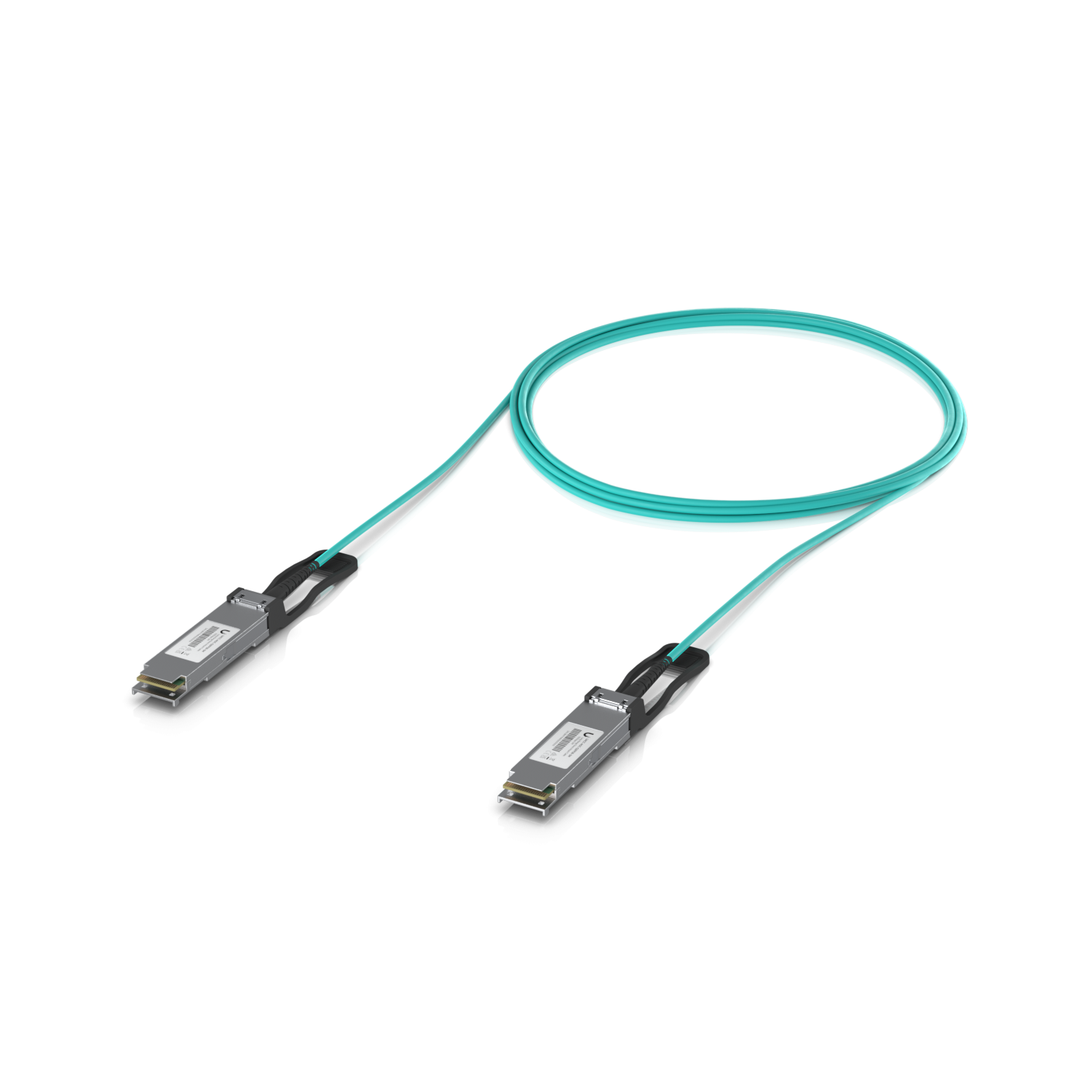 Cable AOC QSFP28 100Gbps 5m Fibra MM Ø3mm Direct Attach Ubiquiti AOC-QSFP28-5M -  1