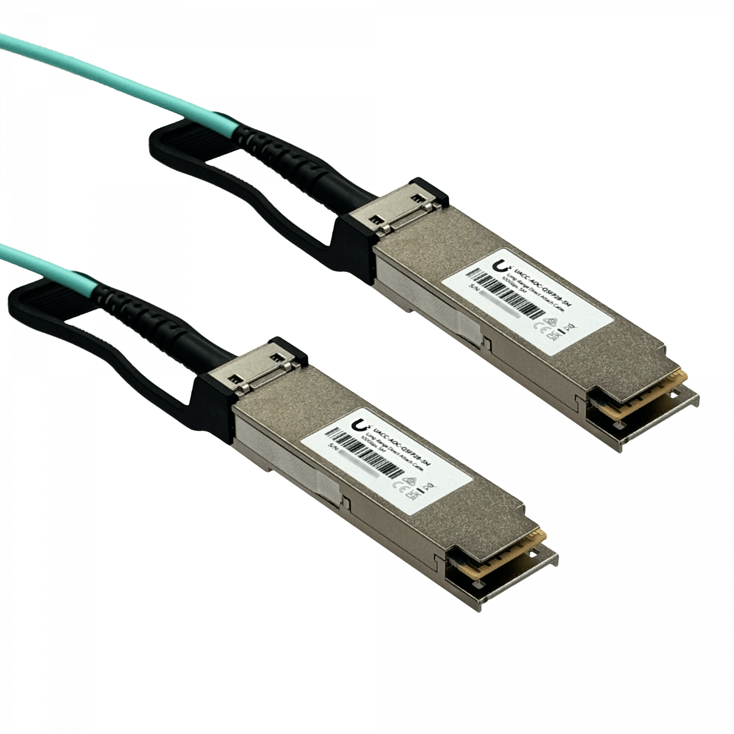 Cable AOC QSFP28 100Gbps 5m Fibra MM Ø3mm Direct Attach Ubiquiti AOC-QSFP28-5M -  4