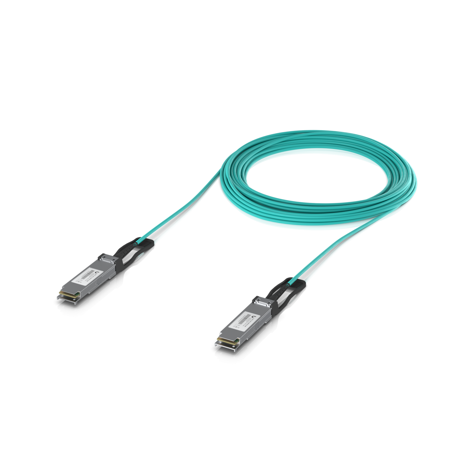 Cable AOC QSFP28 100Gbps 20m Fibra MM Ø3mm Direct Attach Ubiquiti AOC-QSFP28-20M -  2