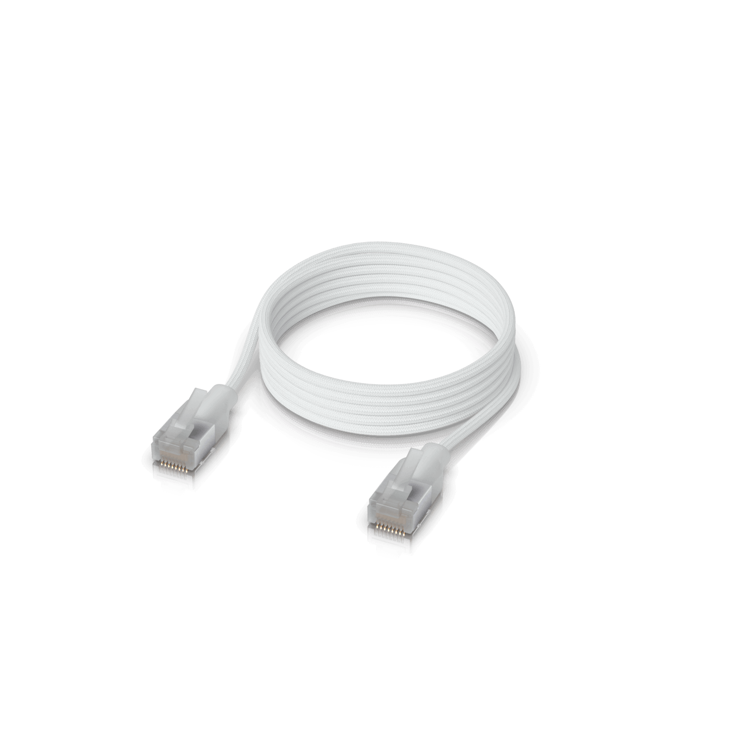 UI 1mt Cable Etherlighting Blanco Cat6a UACC-CABLE-PATCH-EL-C6A-1M-W 5