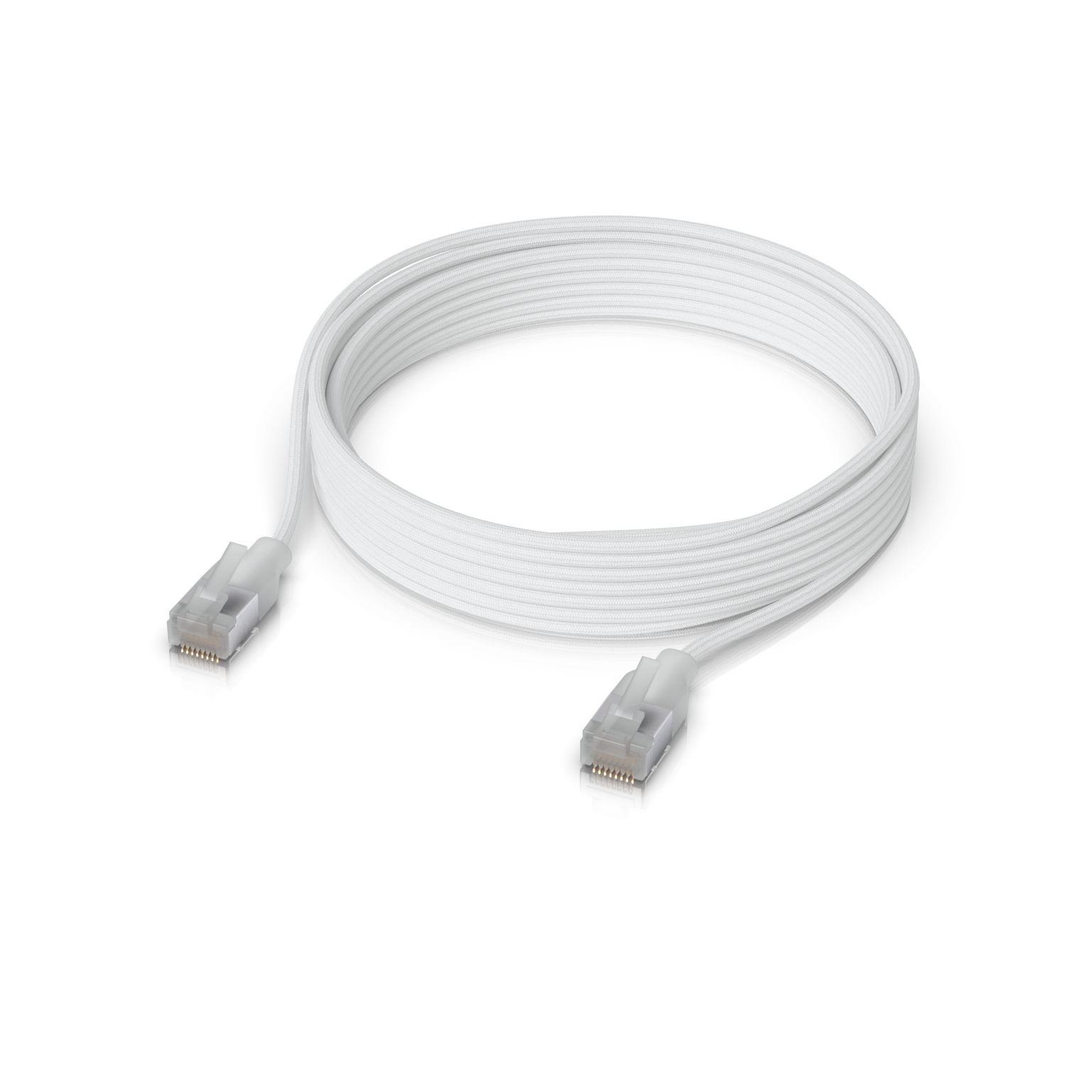 Cable Cat6a 5m Etherlighting Blanco Ubiquiti UACC-Cable-Patch-EL-C6A -  1