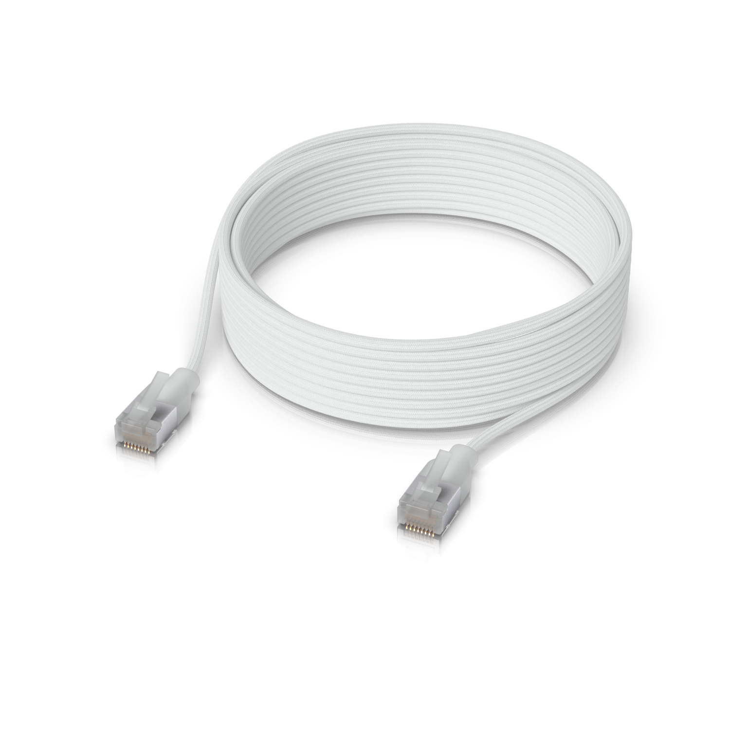 Cable Cat6a 8m Etherlighting Blanco Ubiquiti UACC-Cable-Patch-EL-C6A -  1