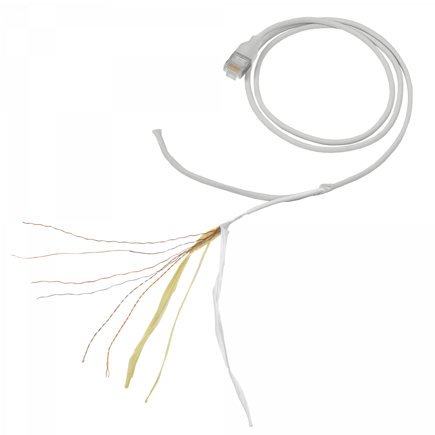 Cable Cat6a 30cm Etherlighting Blanco Ubiquiti UACC-Cable-Patch-EL-C6A -  3