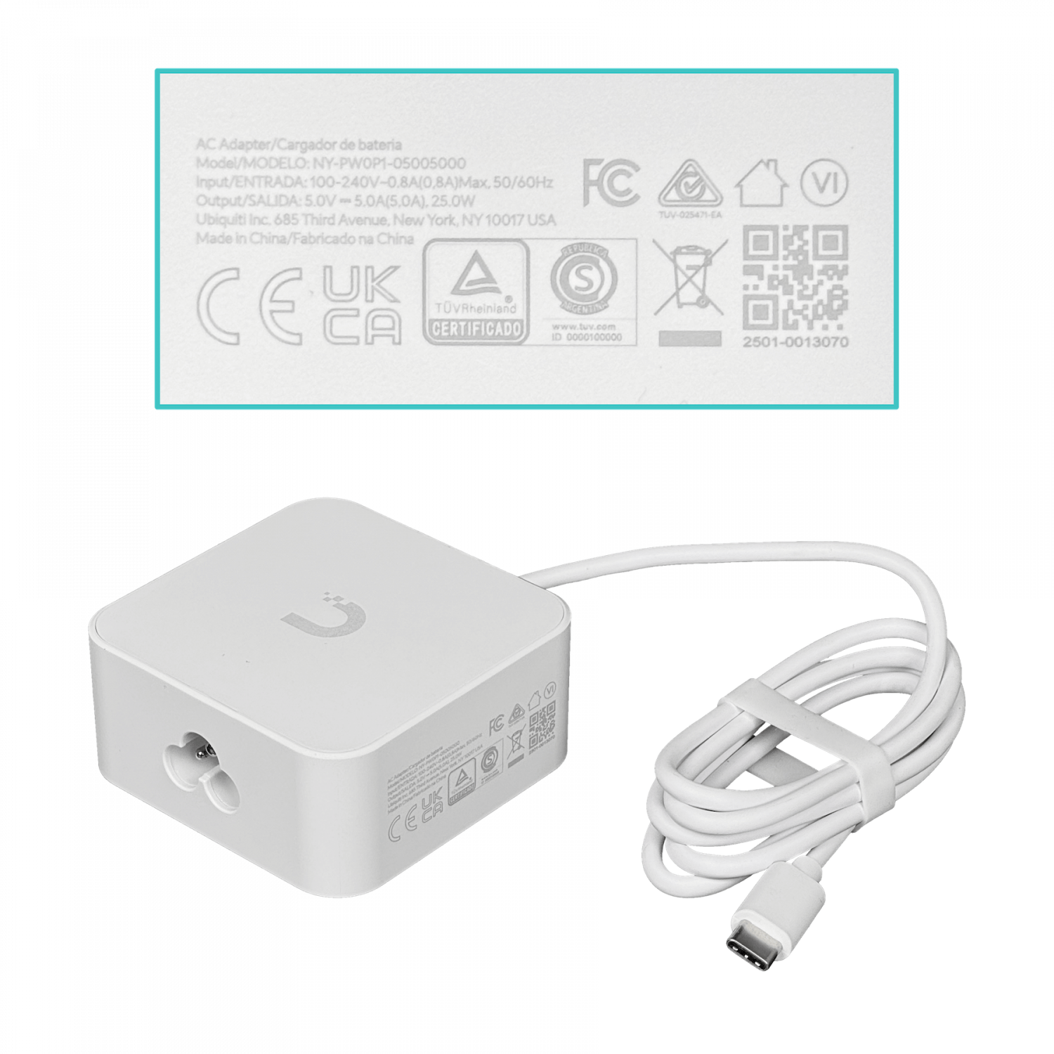 Gateway UniFi Ubiquiti UX7 WiFi7 2.4/5/6GHz 11Gbps 1x10G 1x2.5G Cloud inc 5V 2