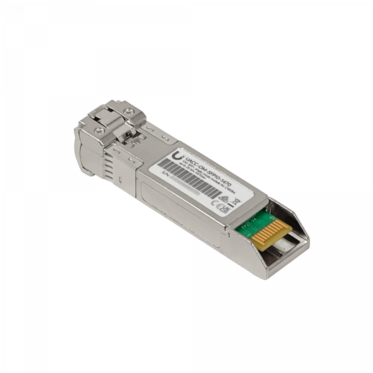 Transceptor SFP+ 1470nm SM LC, 10Gbps, 20km, Monomodo Ubiquiti SFP10-1470 -  4