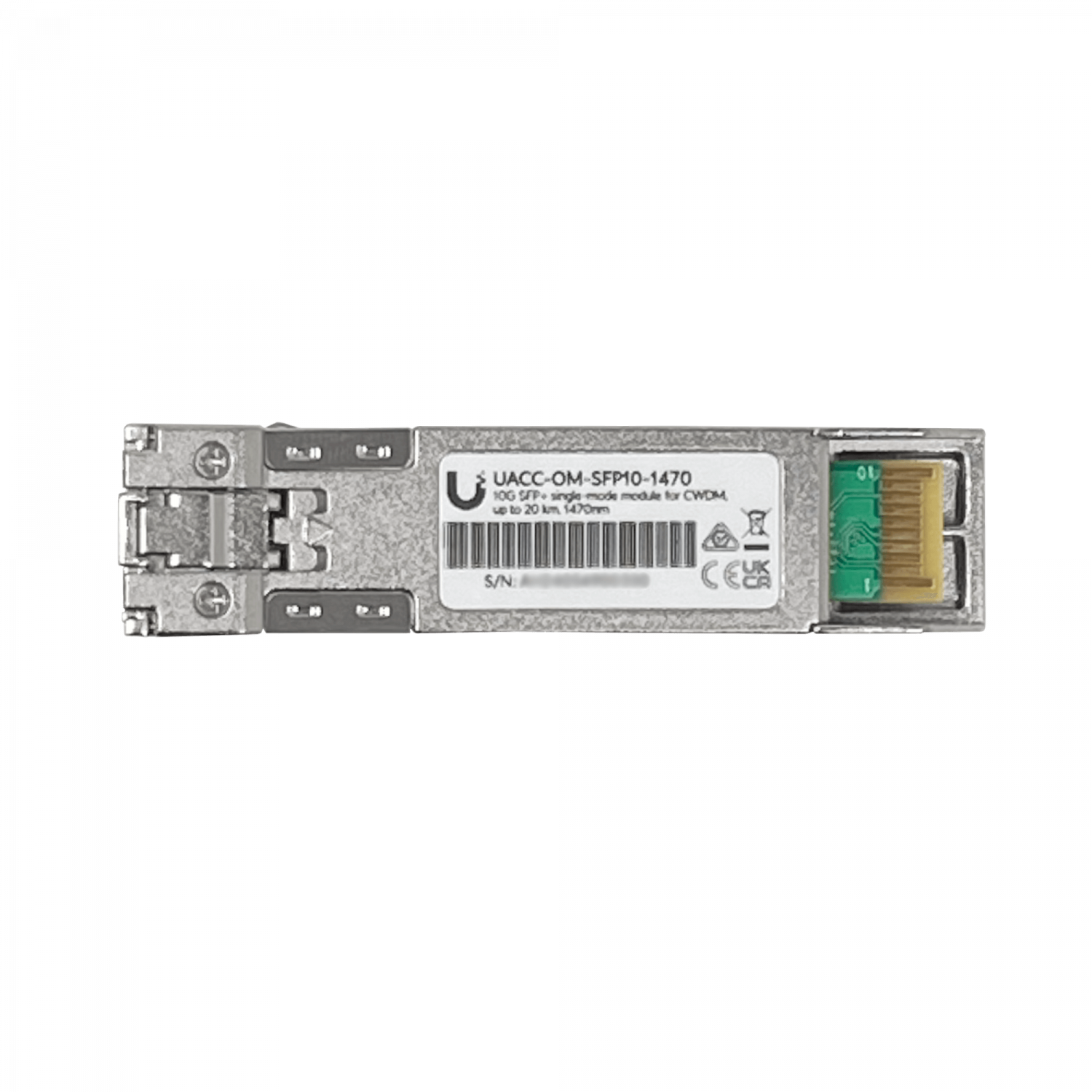 Transceptor SFP+ 1470nm SM LC, 10Gbps, 20km, Monomodo Ubiquiti SFP10-1470 -  6